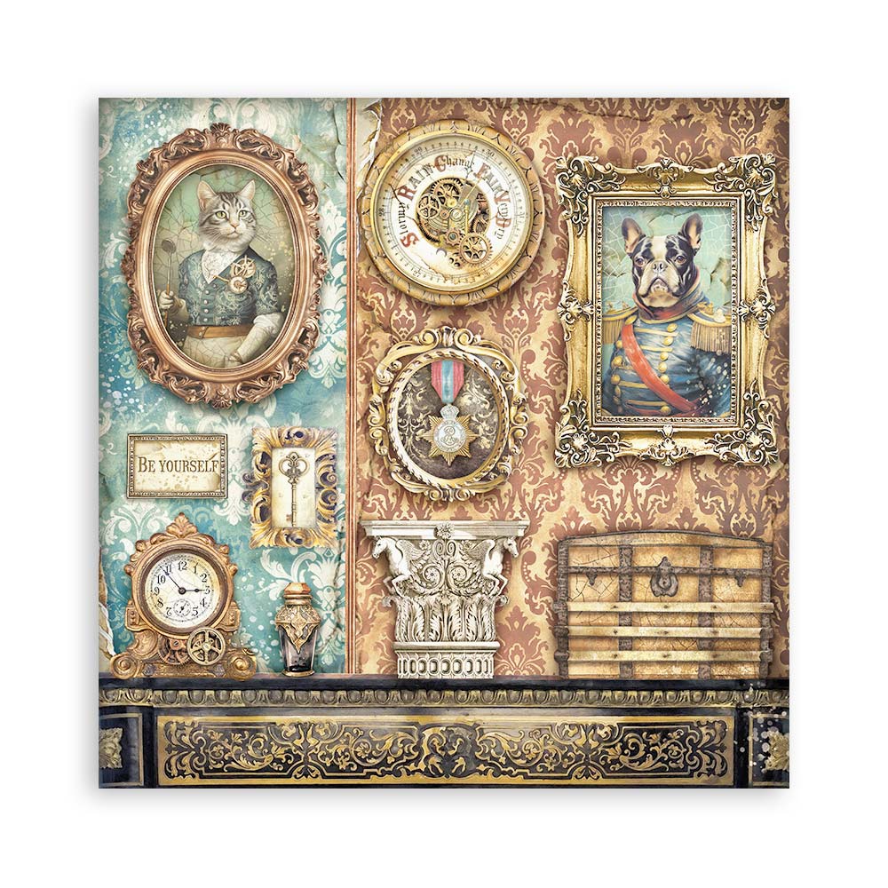 Stamperia – Blocco scrapbooking 30,5 × 30,5 cm – 10 fogli fronte-retro - Alterego - immagine 13