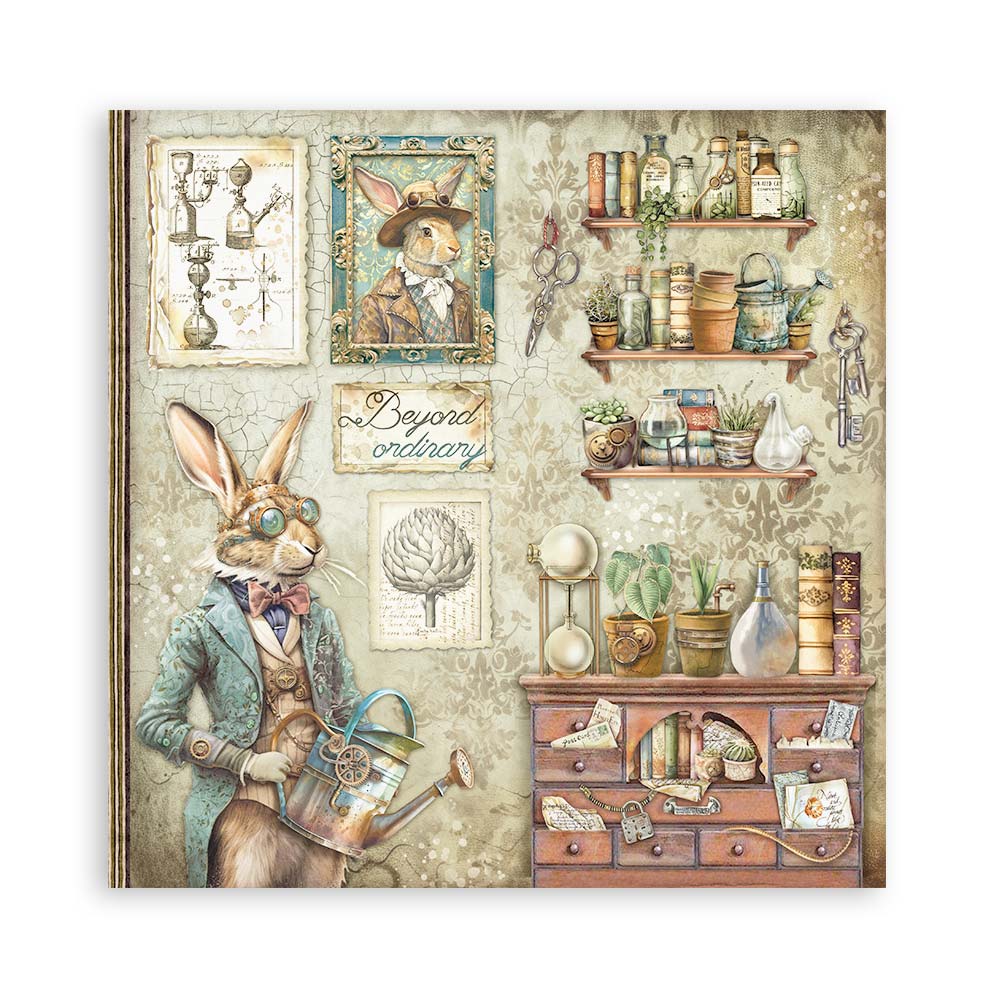 Stamperia – Blocco scrapbooking 30,5 × 30,5 cm – 10 fogli fronte-retro - Alterego - immagine 16
