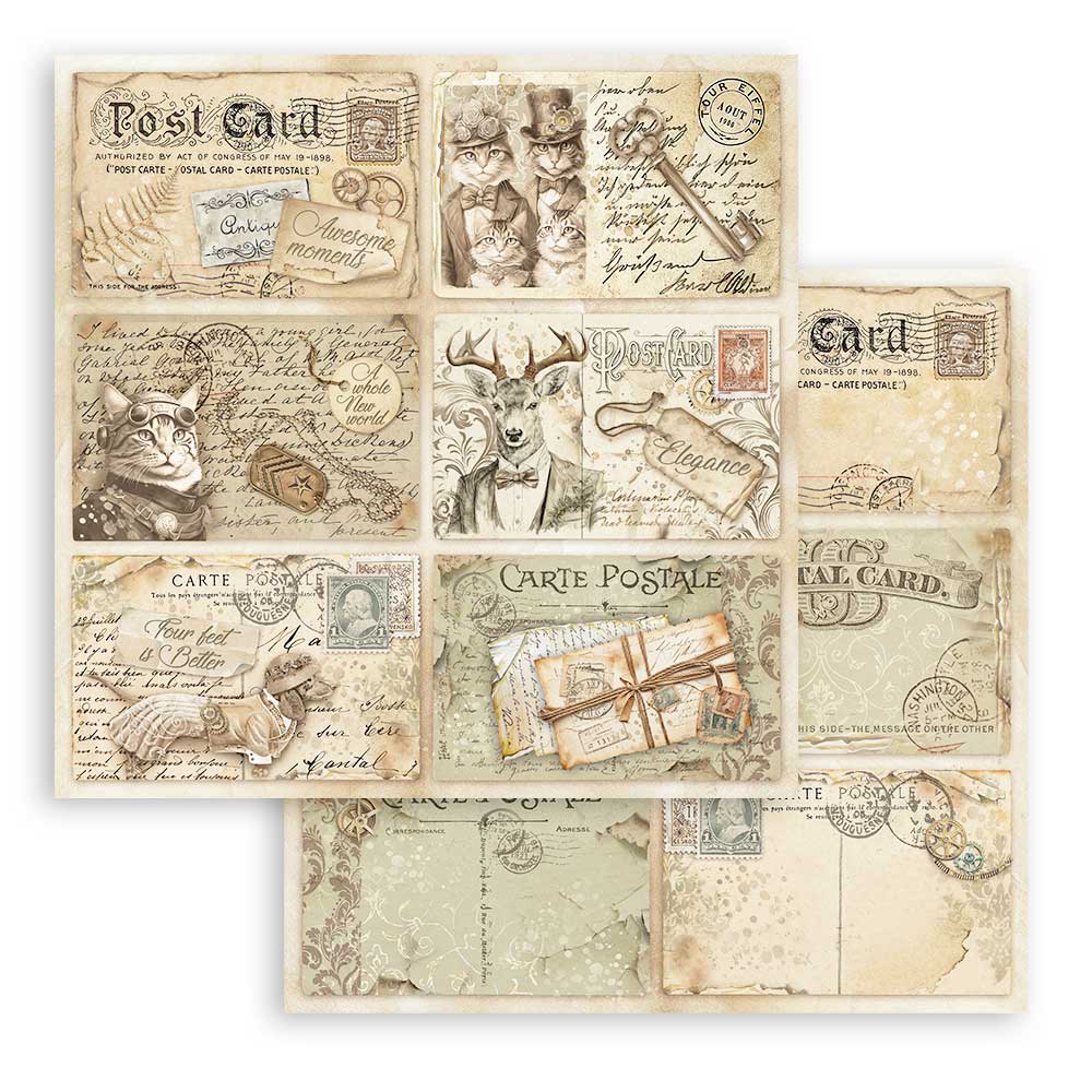 Stamperia – Blocco scrapbooking 30,5 × 30,5 cm – 10 fogli fronte-retro - Alterego - immagine 24