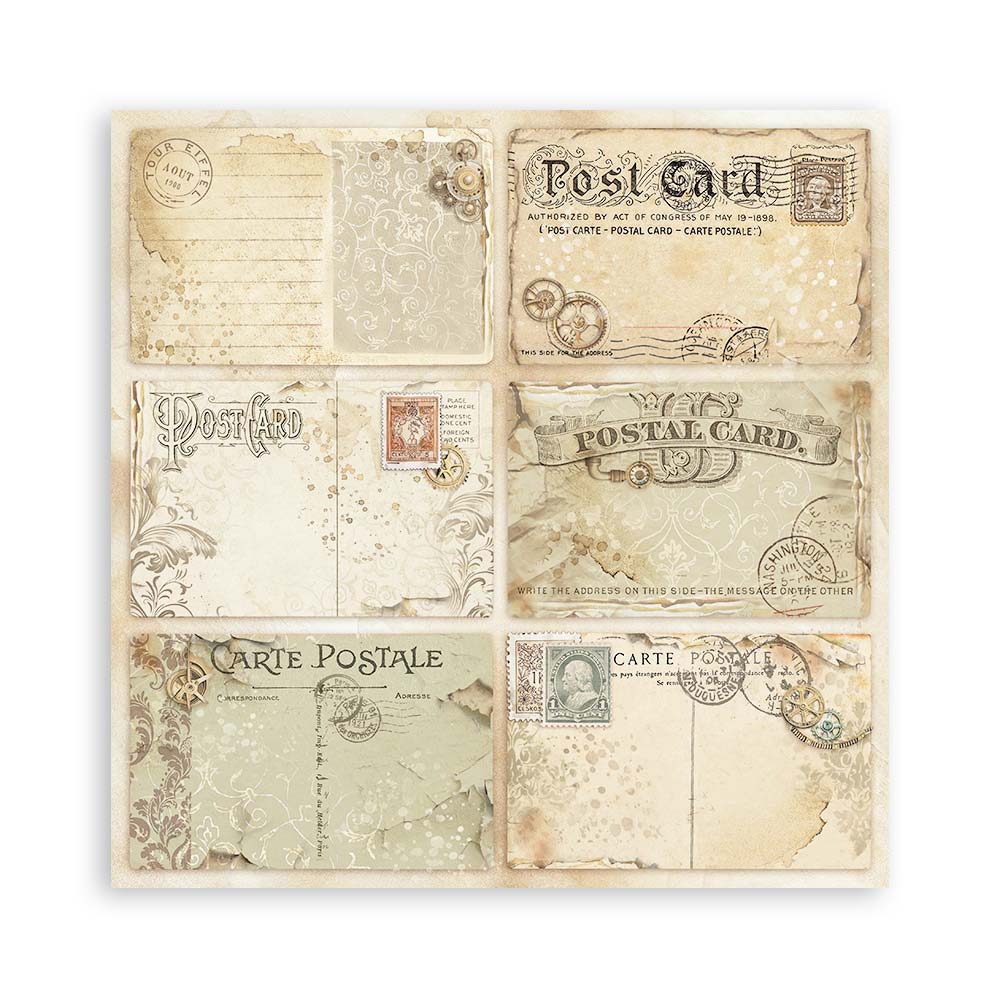 Stamperia – Blocco scrapbooking 30,5 × 30,5 cm – 10 fogli fronte-retro - Alterego - immagine 26