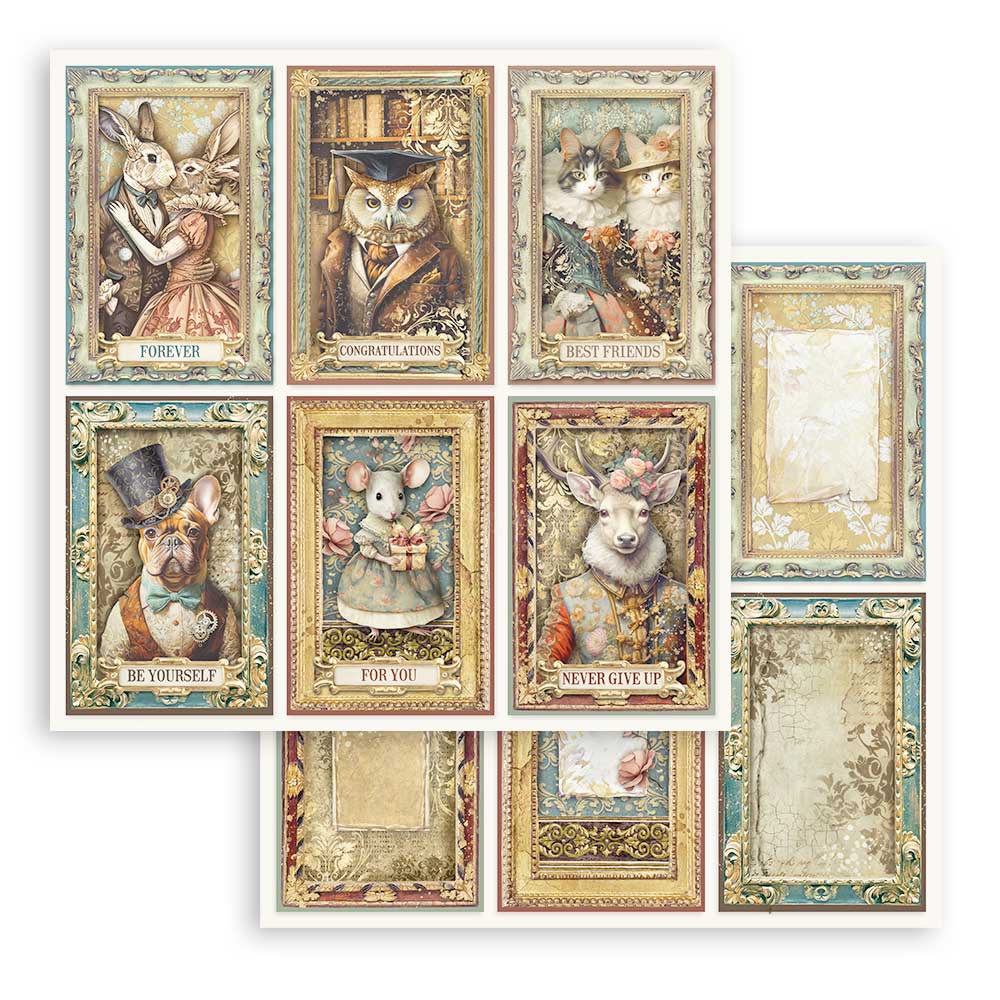 Stamperia – Blocco scrapbooking 30,5 × 30,5 cm – 10 fogli fronte-retro - Alterego - immagine 27