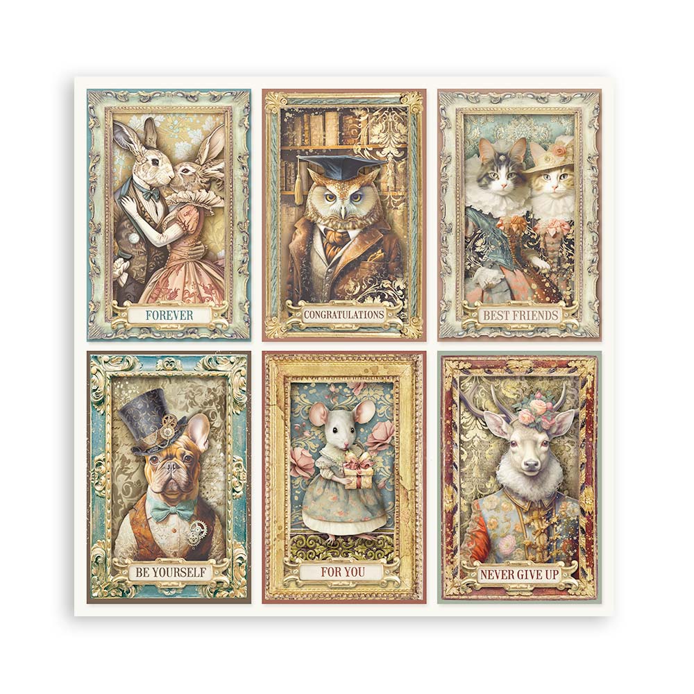 Stamperia – Blocco scrapbooking 30,5 × 30,5 cm – 10 fogli fronte-retro - Alterego - immagine 28