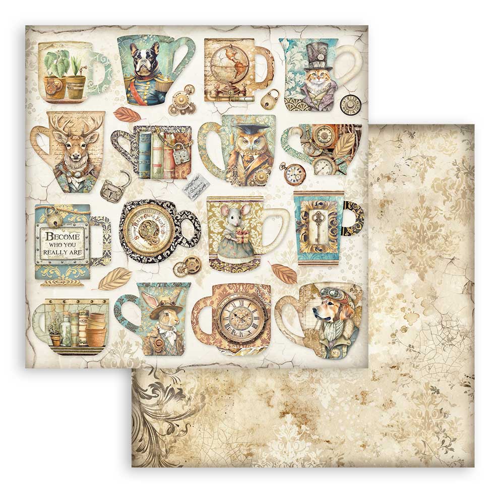 Stamperia – Blocco scrapbooking 30,5 × 30,5 cm – 10 fogli fronte-retro - Alterego - immagine 30