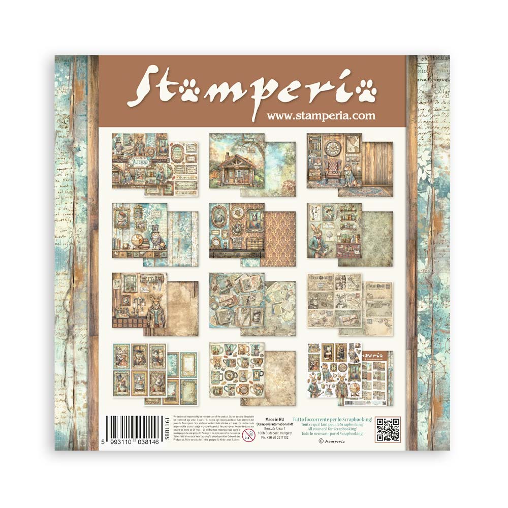 Stamperia – Blocco scrapbooking 30,5 × 30,5 cm – 10 fogli fronte-retro - Alterego - immagine 34