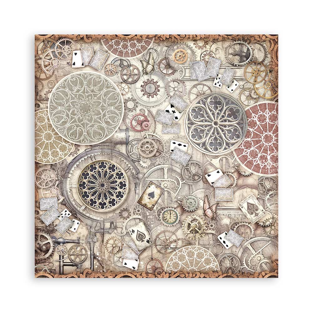 Stamperia – Blocco scrapbooking 30,5 × 30,5 cm – 10 fogli fronte-retro - Master of Magic - immagine 5