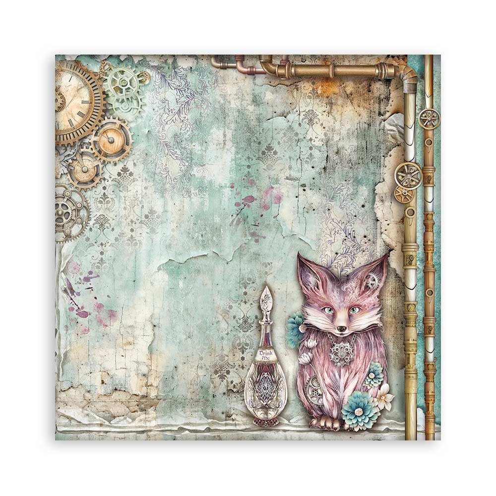 Stamperia – Blocco scrapbooking 30,5 × 30,5 cm – 10 fogli fronte-retro - Master of Magic - immagine 7