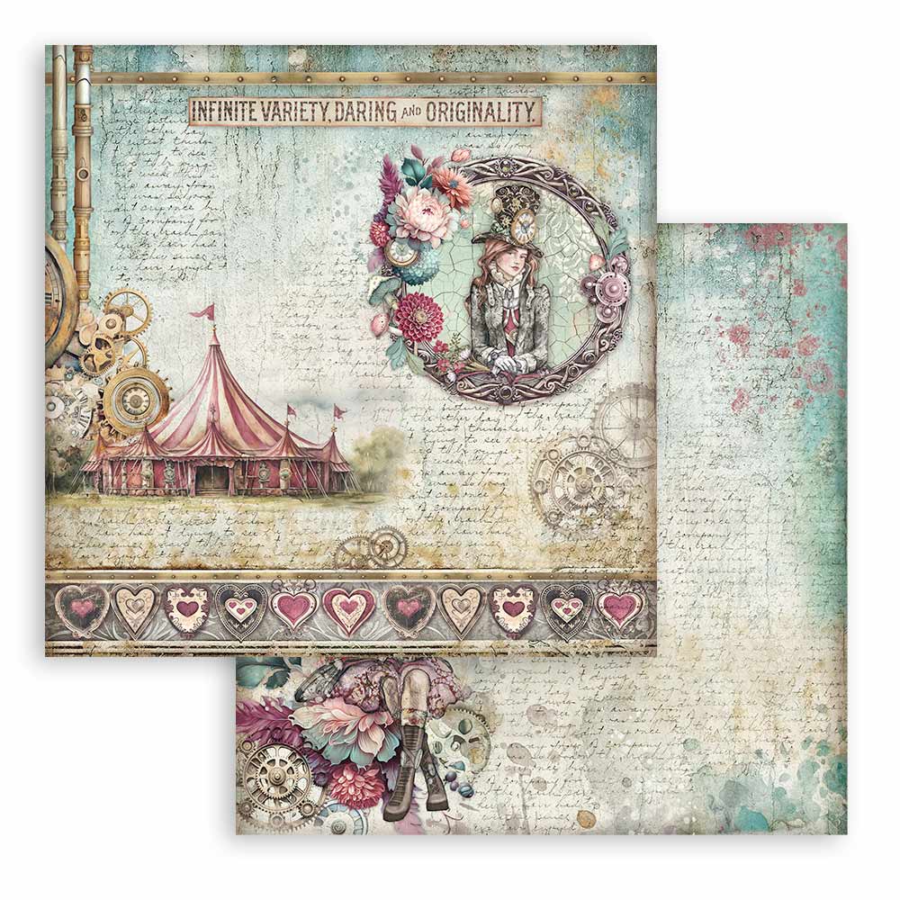 Stamperia – Blocco scrapbooking 30,5 × 30,5 cm – 10 fogli fronte-retro - Master of Magic - immagine 9