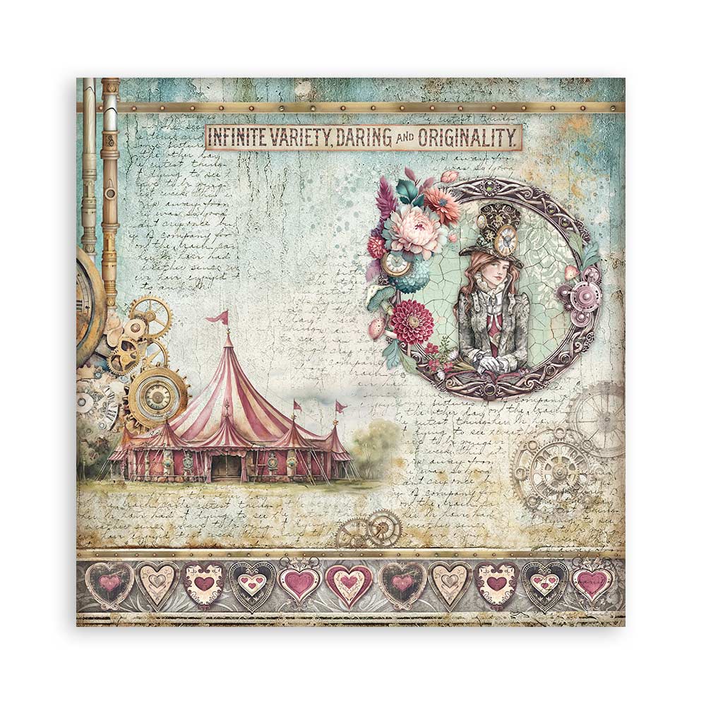 Stamperia – Blocco scrapbooking 30,5 × 30,5 cm – 10 fogli fronte-retro - Master of Magic - immagine 10