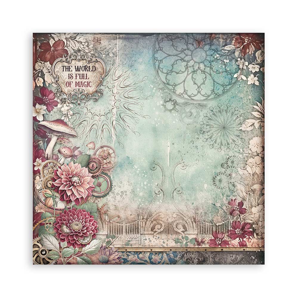 Stamperia – Blocco scrapbooking 30,5 × 30,5 cm – 10 fogli fronte-retro - Master of Magic - immagine 13