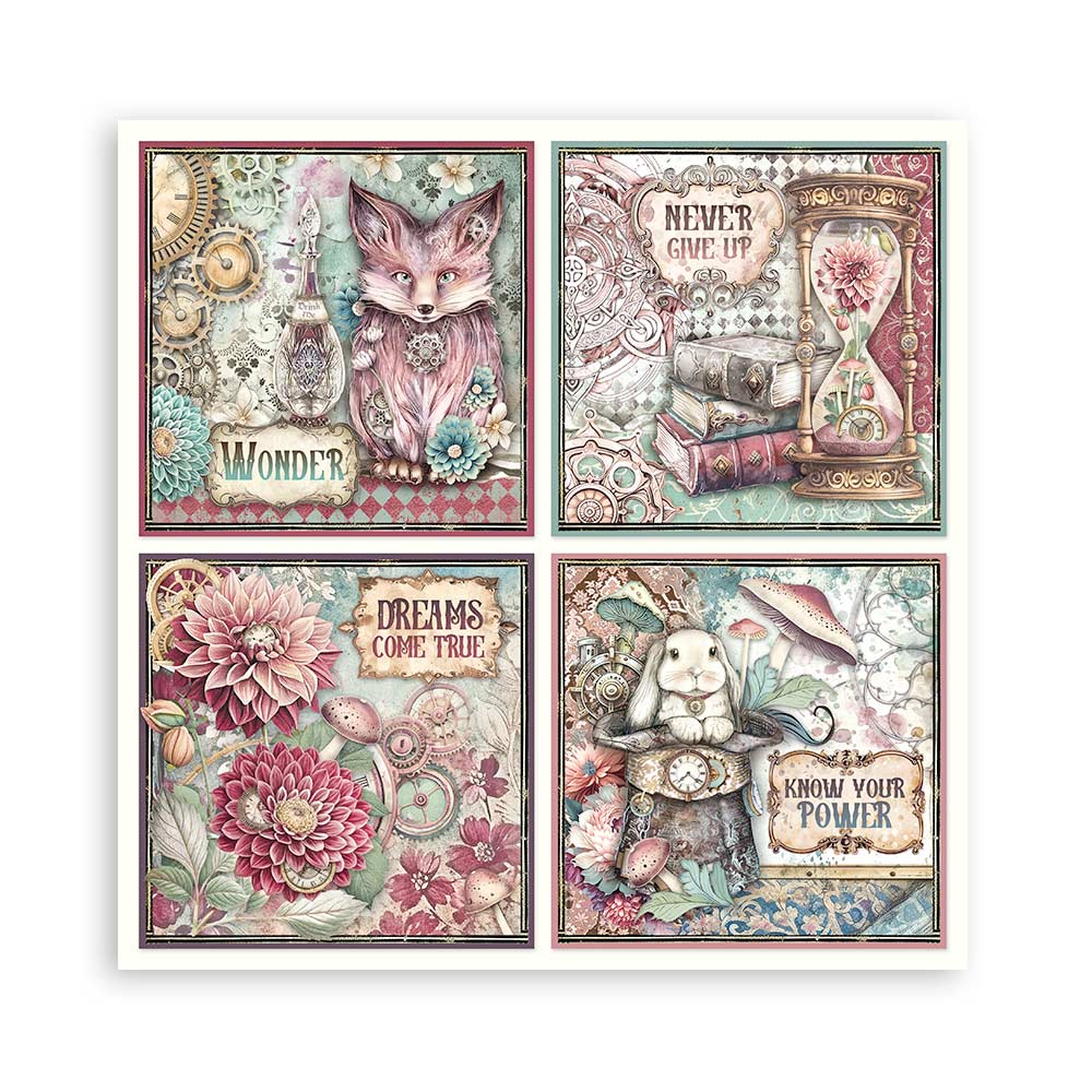 Stamperia – Blocco scrapbooking 30,5 × 30,5 cm – 10 fogli fronte-retro - Master of Magic - immagine 16