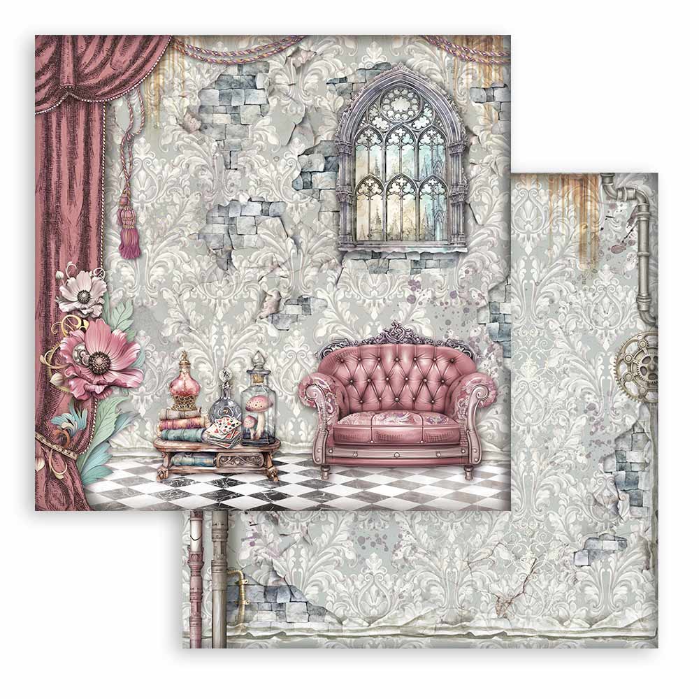 Stamperia – Blocco scrapbooking 30,5 × 30,5 cm – 10 fogli fronte-retro - Master of Magic - immagine 18