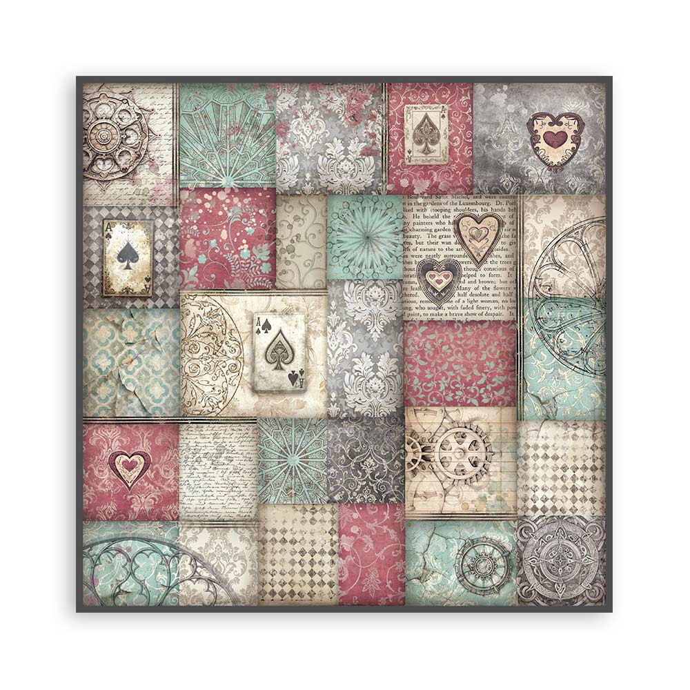 Stamperia – Blocco scrapbooking 30,5 × 30,5 cm – 10 fogli fronte-retro - Master of Magic - immagine 23
