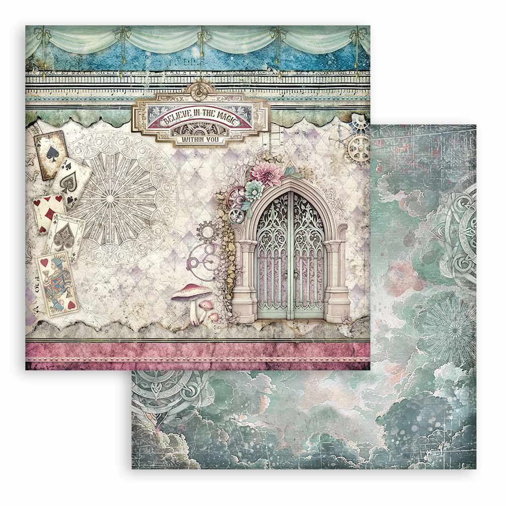 Stamperia – Blocco scrapbooking 30,5 × 30,5 cm – 10 fogli fronte-retro - Master of Magic - immagine 27