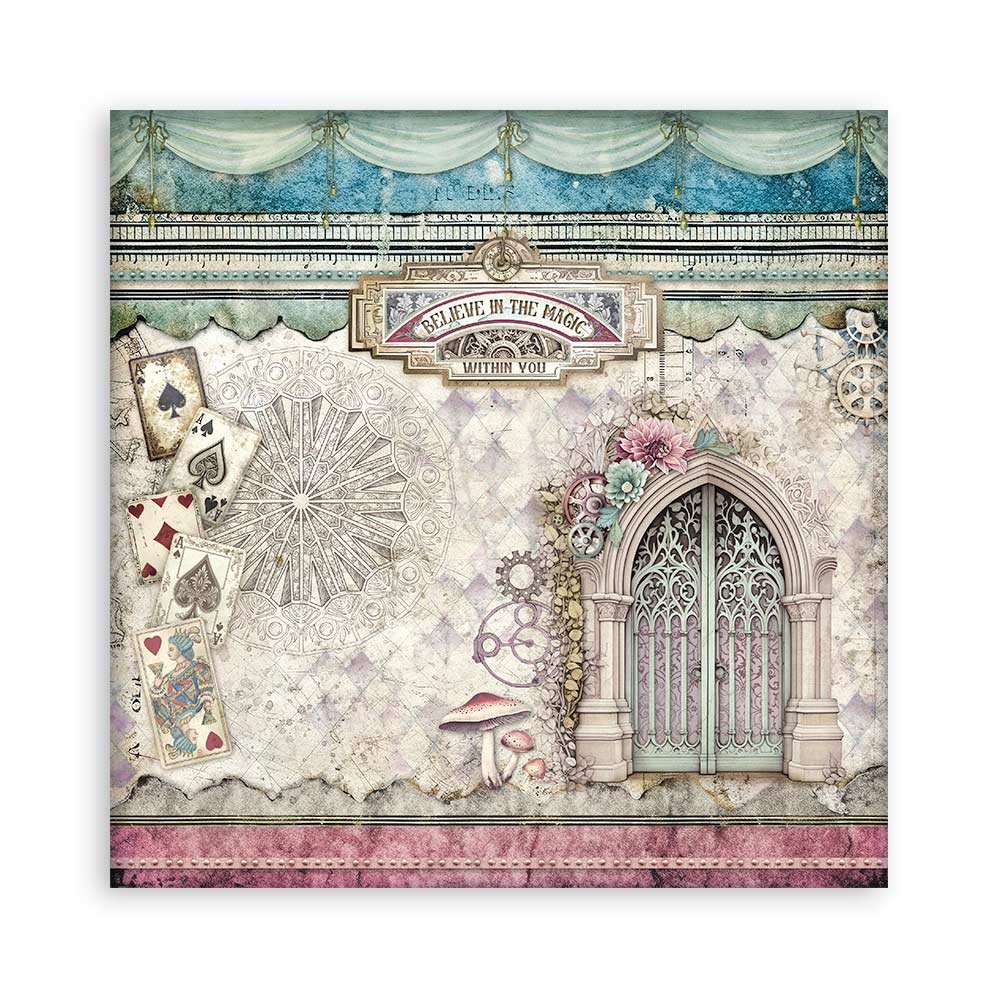 Stamperia – Blocco scrapbooking 30,5 × 30,5 cm – 10 fogli fronte-retro - Master of Magic - immagine 28