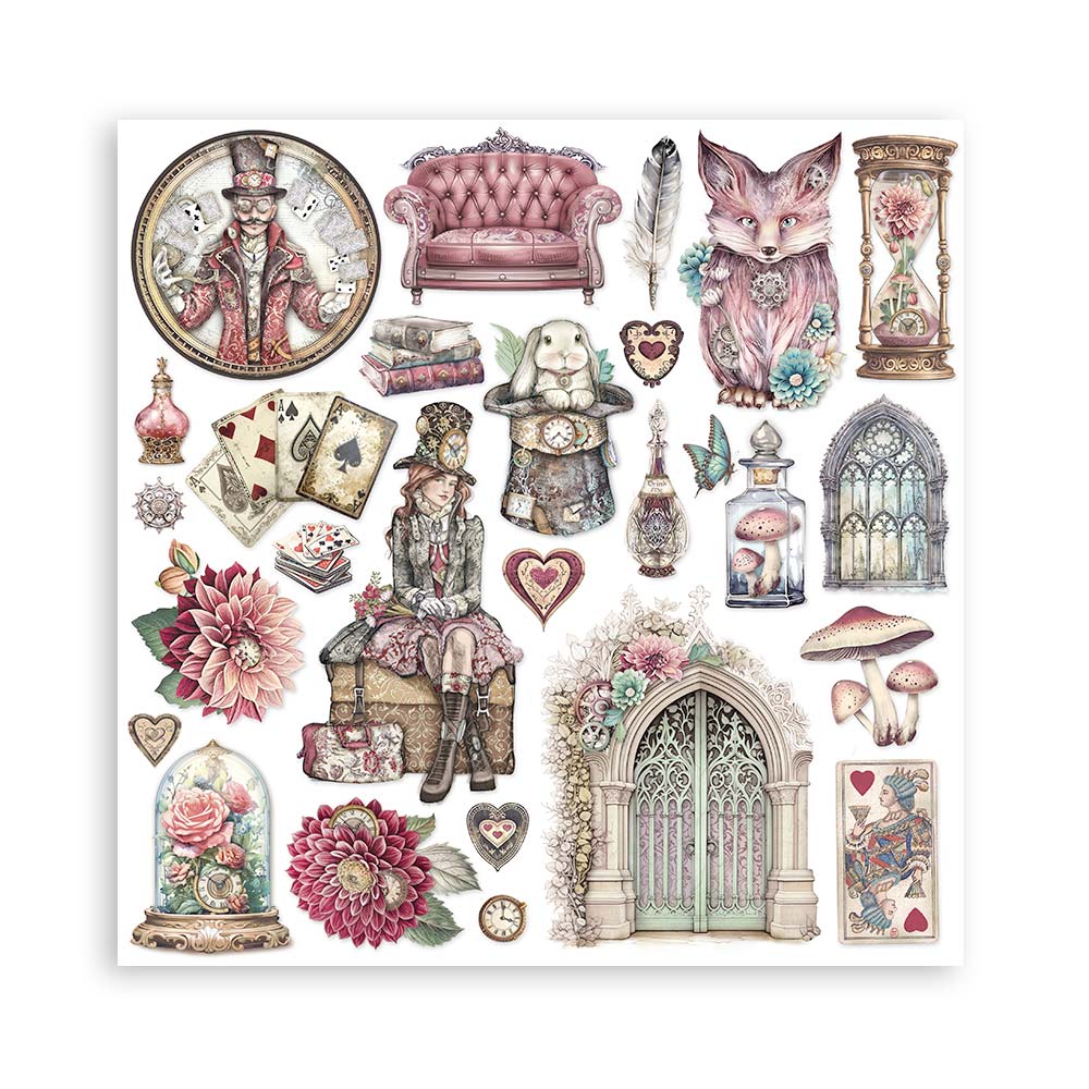 Stamperia – Blocco scrapbooking 30,5 × 30,5 cm – 10 fogli fronte-retro - Master of Magic - immagine 33