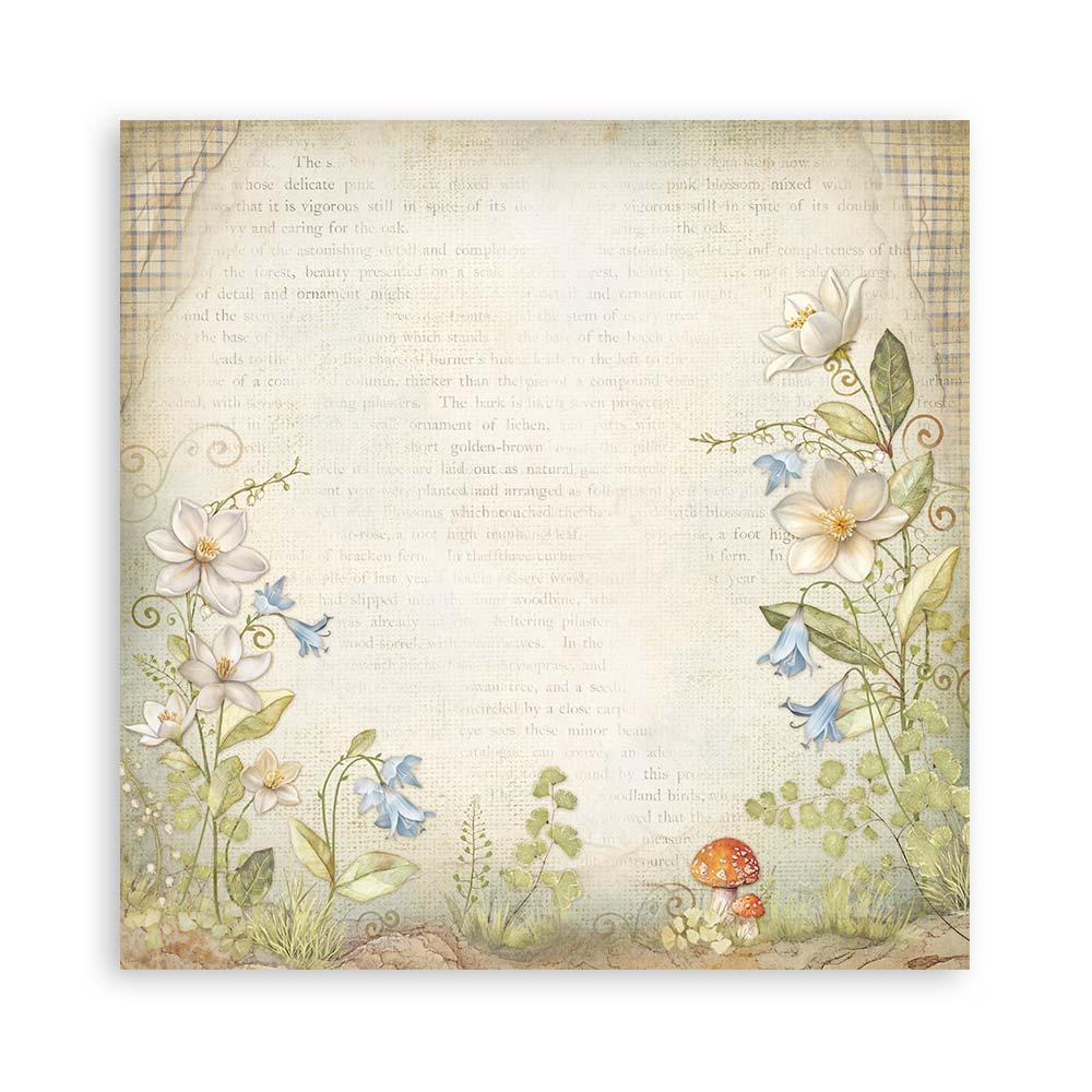 Stamperia – Blocco scrapbooking 30,5 × 30,5 cm – 10 fogli fronte-retro - Hidden Grove - immagine 14