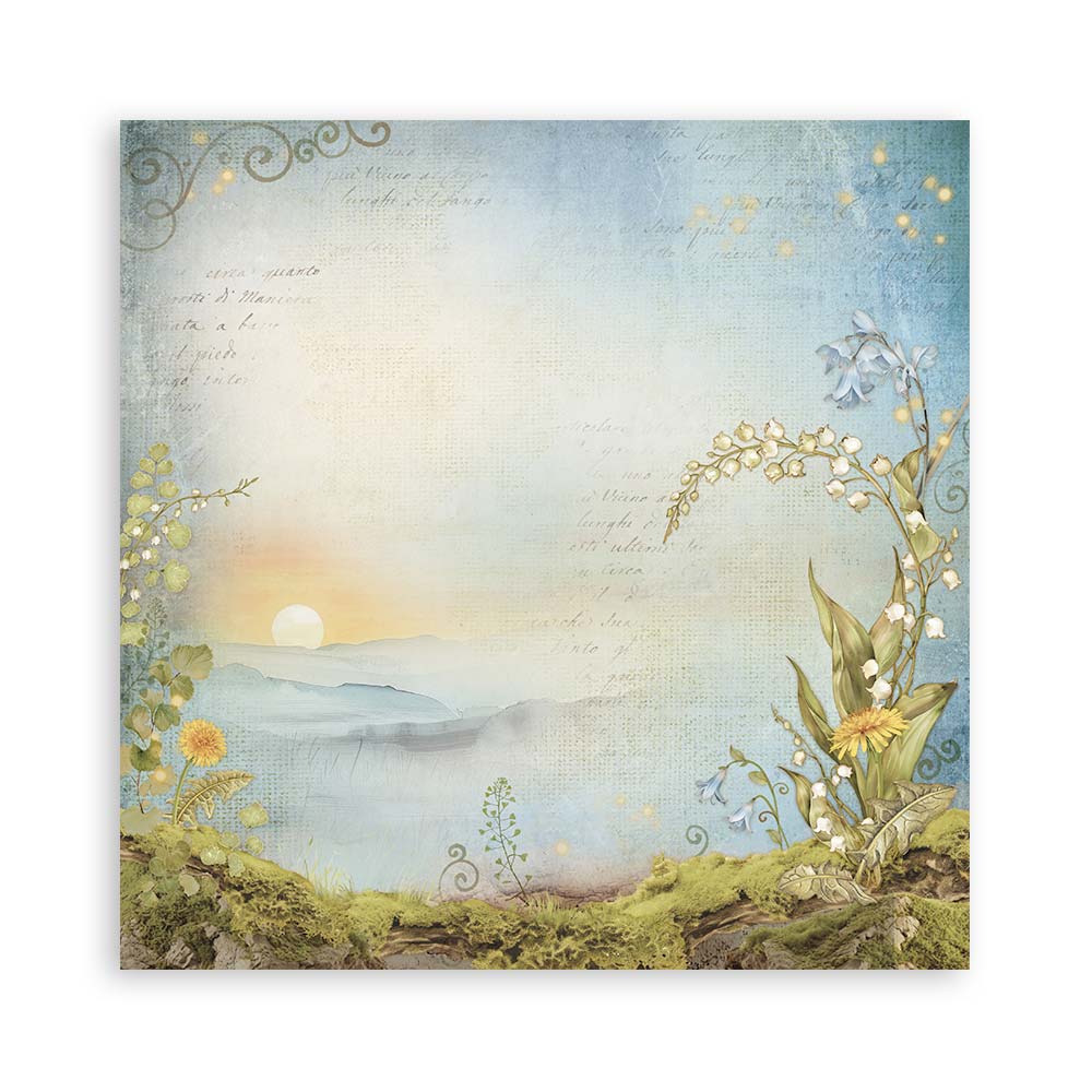 Stamperia – Blocco scrapbooking 30,5 × 30,5 cm – 10 fogli fronte-retro - Hidden Grove - immagine 20