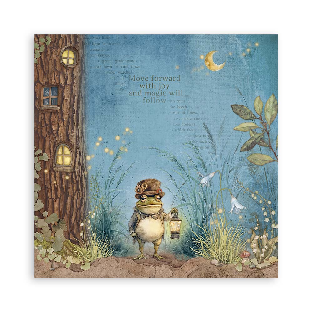Stamperia – Blocco scrapbooking 30,5 × 30,5 cm – 10 fogli fronte-retro - Hidden Grove - immagine 22