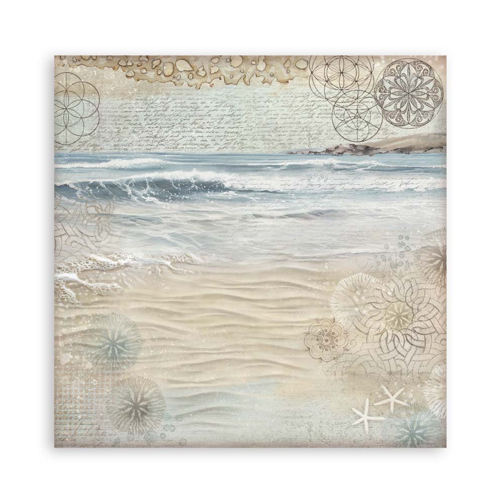 Stamperia – Blocco scrapbooking 30,5 × 30,5 cm – 10 fogli fronte-retro - Silent Sea - immagine 8