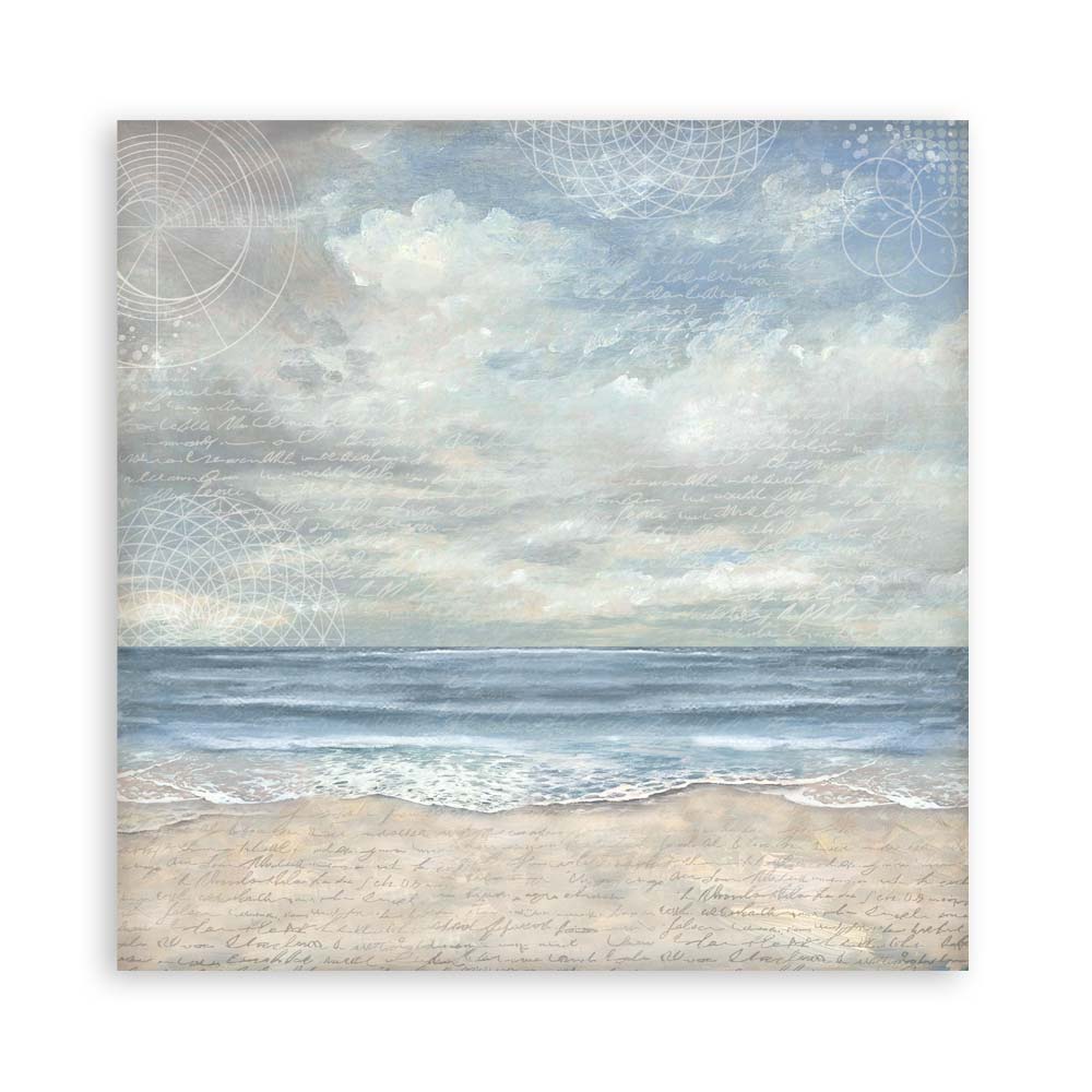 Stamperia – Blocco scrapbooking 30,5 × 30,5 cm – 10 fogli fronte-retro - Silent Sea - immagine 14
