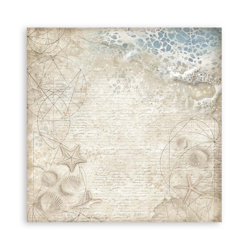 Stamperia – Blocco scrapbooking 30,5 × 30,5 cm – 10 fogli fronte-retro - Silent Sea - immagine 26