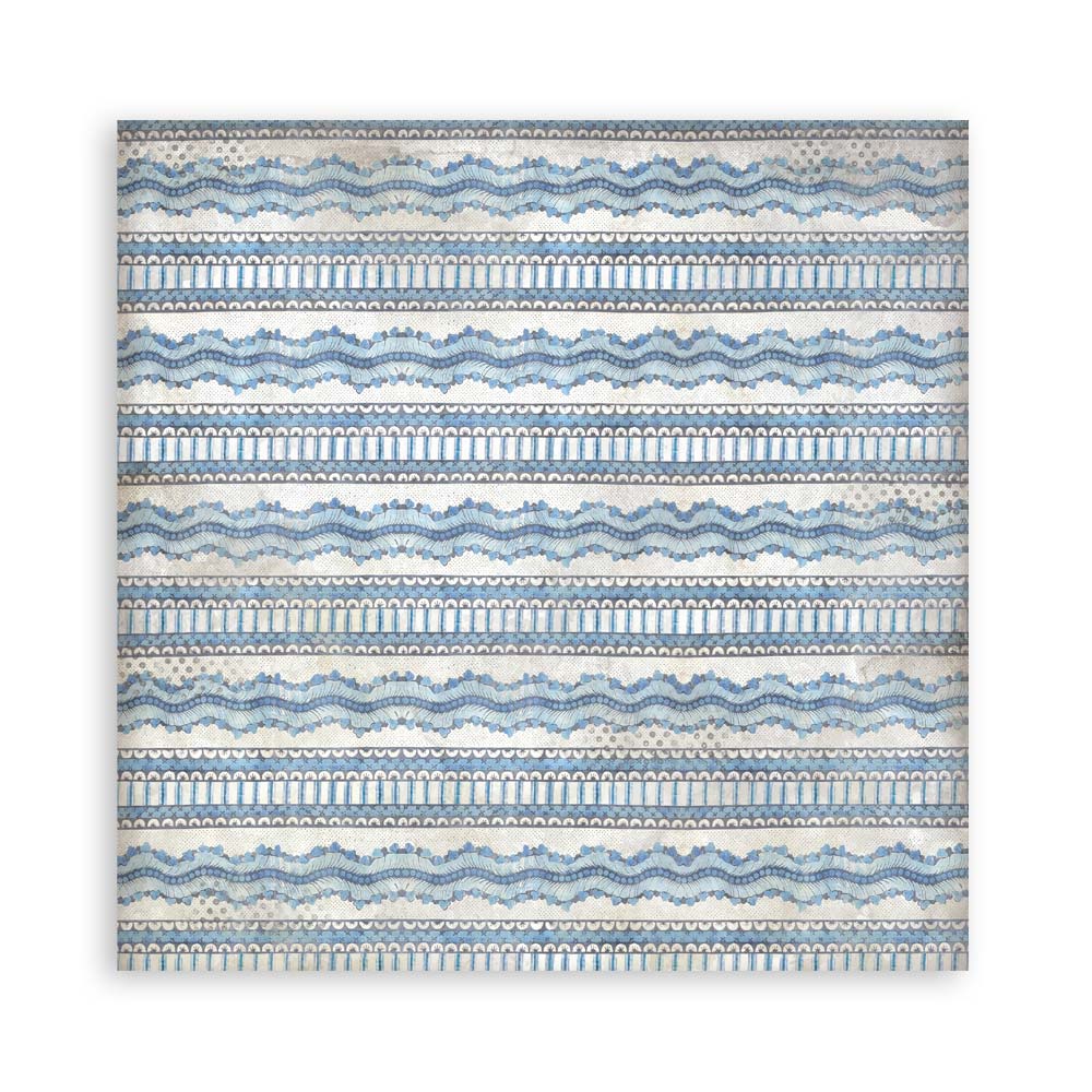 Stamperia – Blocco scrapbooking 30,5 × 30,5 cm – 10 fogli fronte-retro - Silent Sea - immagine 29