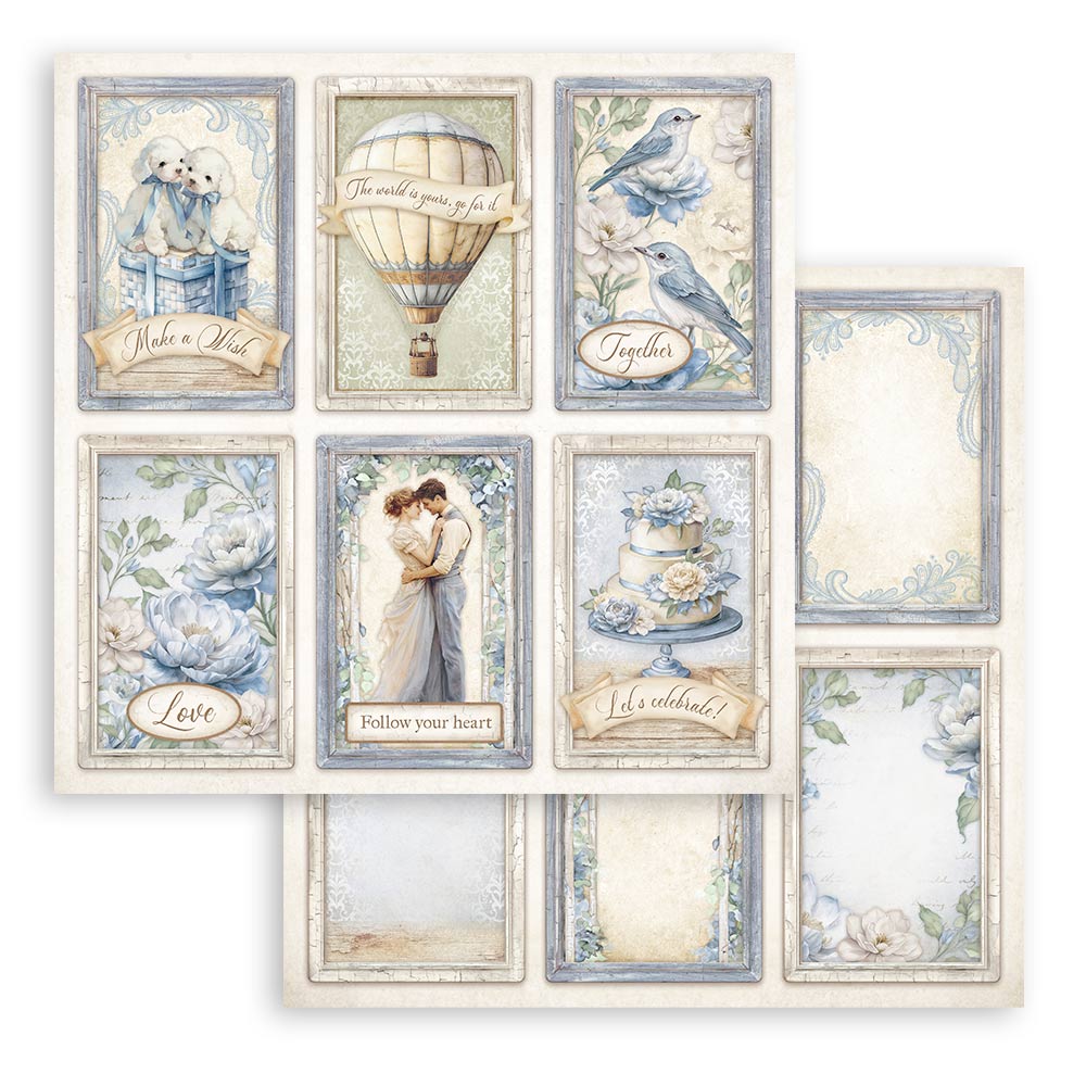 Stamperia – Blocco scrapbooking 30,5 × 30,5 cm – 10 fogli fronte-retro - Timeless - immagine 24