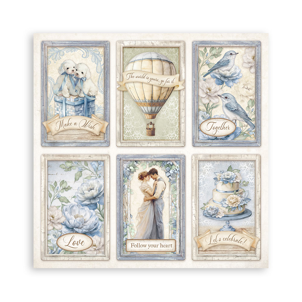 Stamperia – Blocco scrapbooking 30,5 × 30,5 cm – 10 fogli fronte-retro - Timeless - immagine 25
