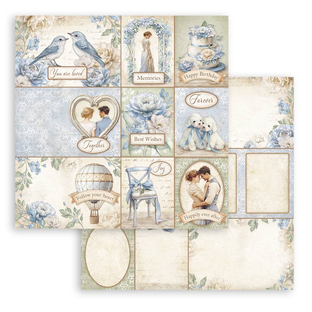 Stamperia – Blocco scrapbooking 30,5 × 30,5 cm – 10 fogli fronte-retro - Timeless - immagine 27