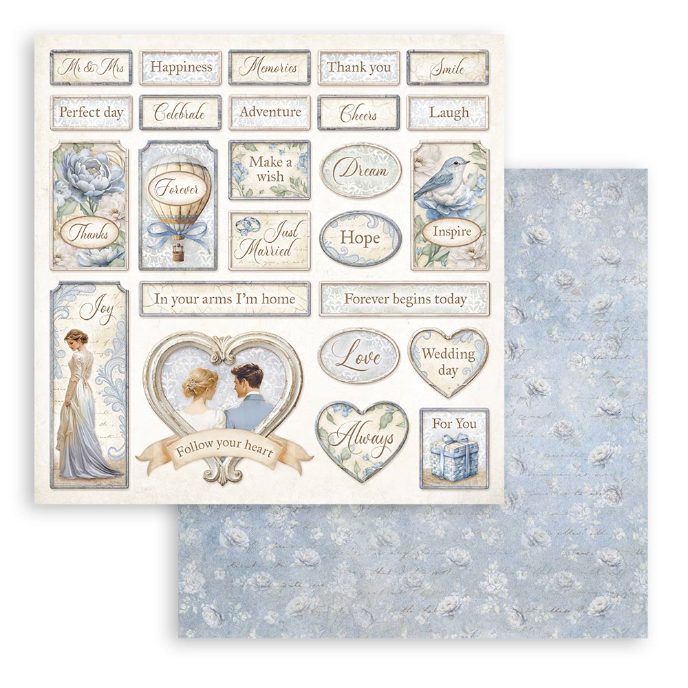 Stamperia – Blocco scrapbooking 30,5 × 30,5 cm – 10 fogli fronte-retro - Timeless - immagine 30