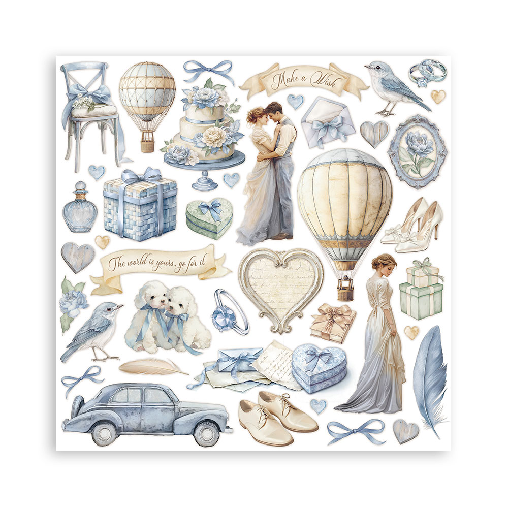 Stamperia – Blocco scrapbooking 30,5 × 30,5 cm – 10 fogli fronte-retro - Timeless - immagine 33
