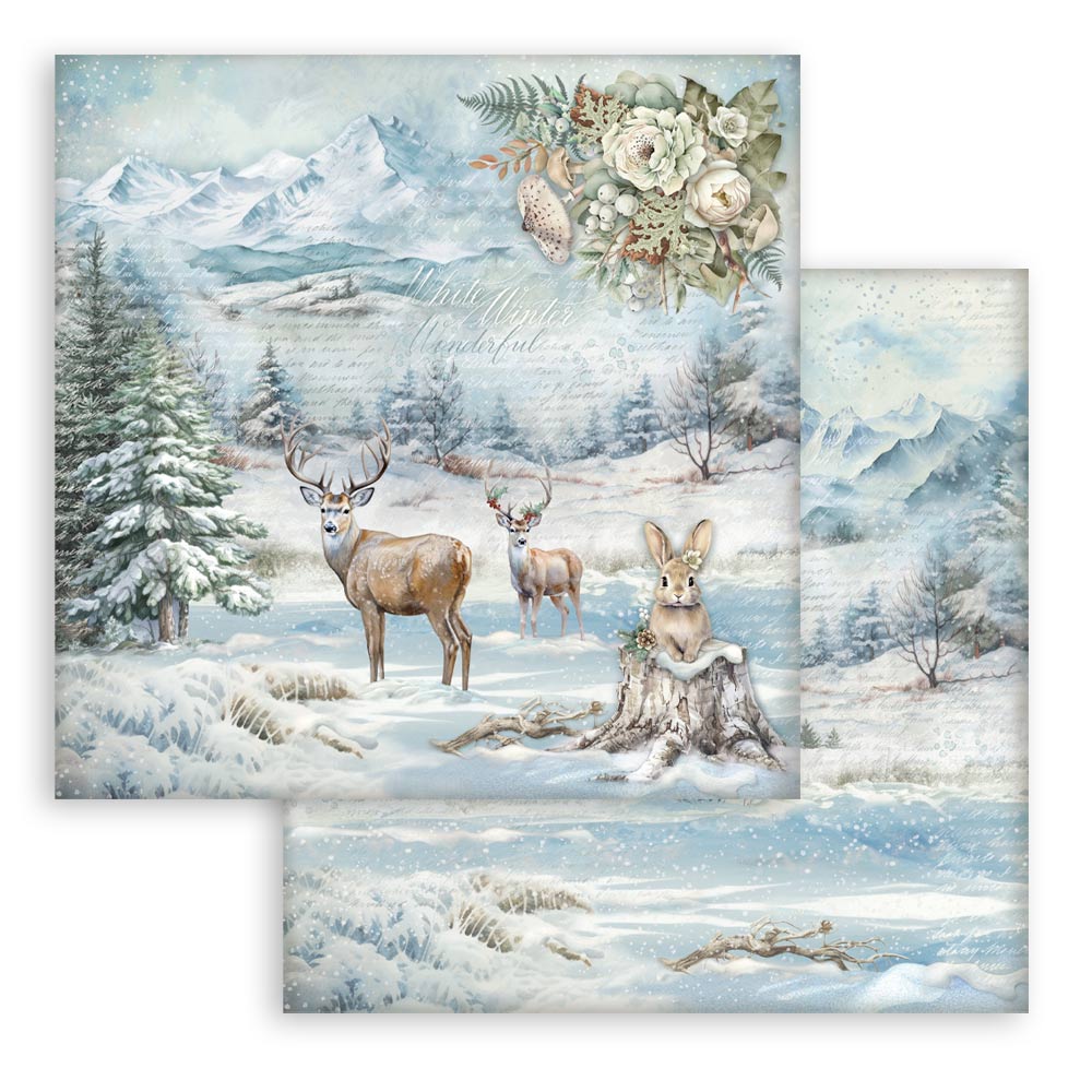 Stamperia – Blocco scrapbooking 30,5 × 30,5 cm – 10 fogli fronte-retro - The Owl's House - immagine 24