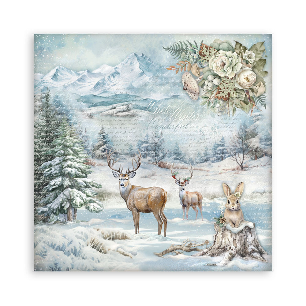 Stamperia – Blocco scrapbooking 30,5 × 30,5 cm – 10 fogli fronte-retro - The Owl's House - immagine 25