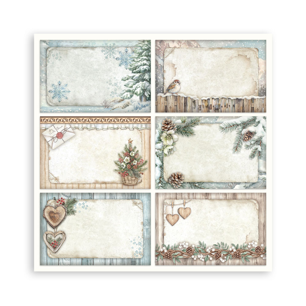 Stamperia – Blocco scrapbooking 30,5 × 30,5 cm – 10 fogli fronte-retro - The Owl's House - immagine 29