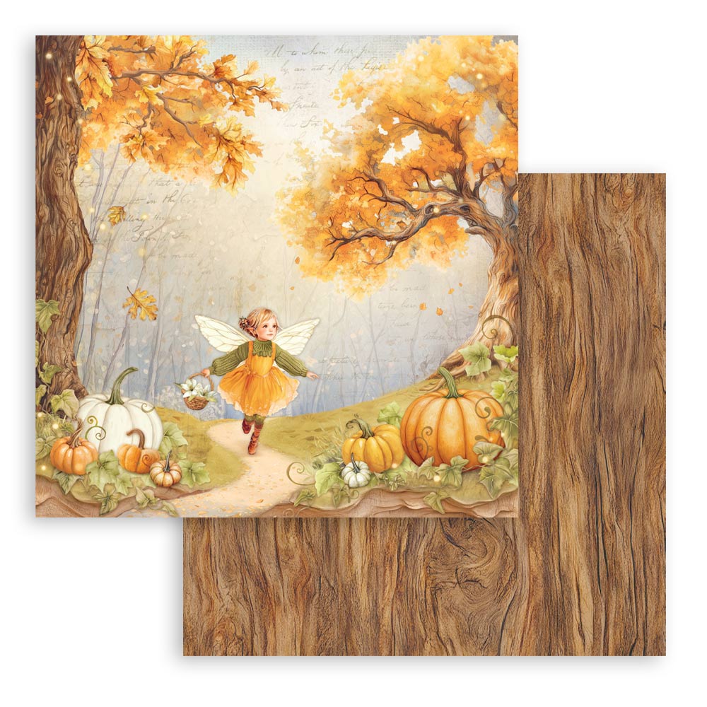 Stamperia – Blocco scrapbooking 30,5 × 30,5 cm – 10 fogli fronte-retro - Whispering woods - immagine 15