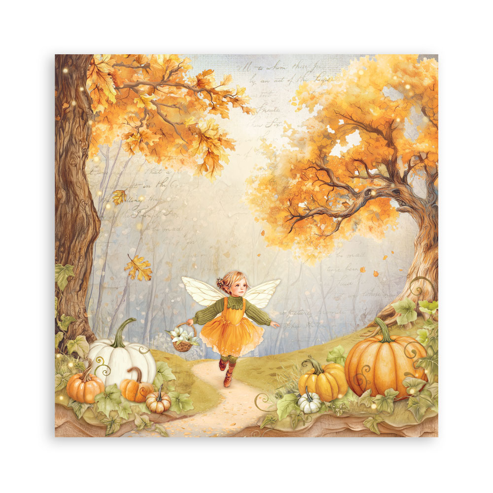 Stamperia – Blocco scrapbooking 30,5 × 30,5 cm – 10 fogli fronte-retro - Whispering woods - immagine 16