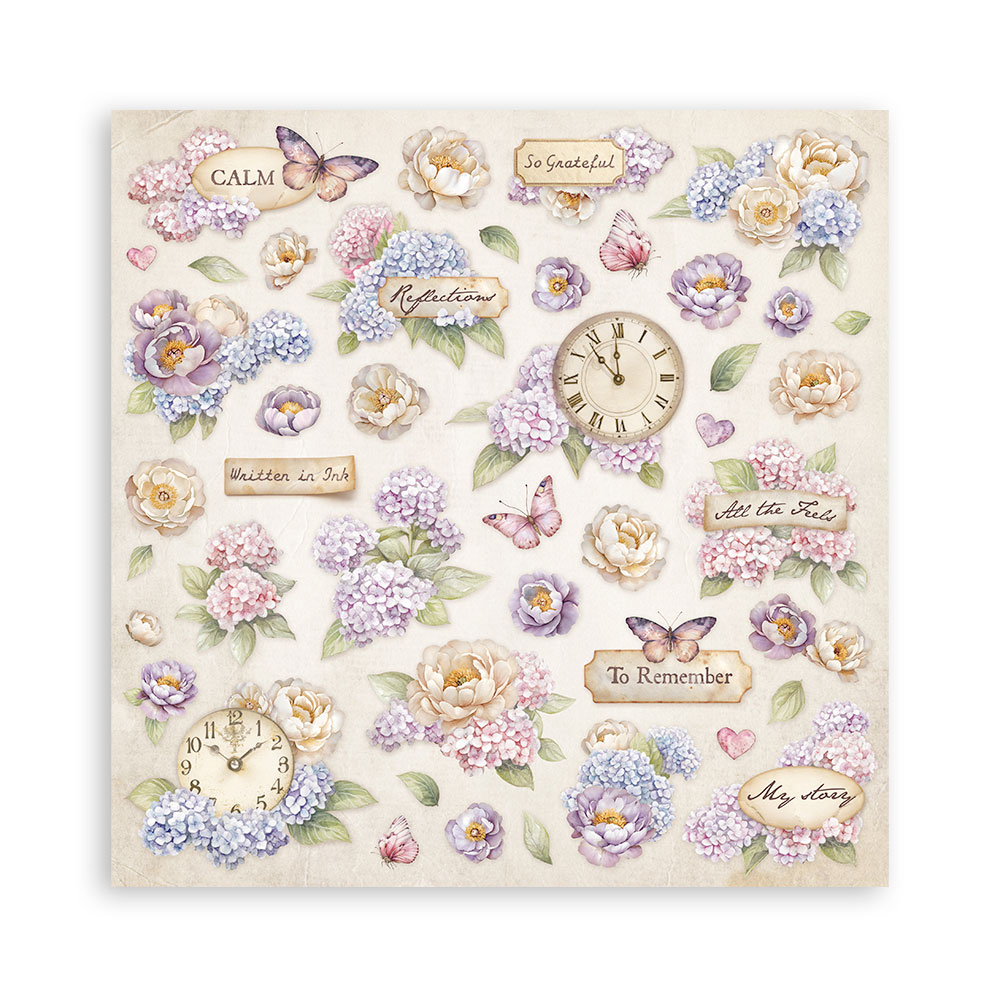 Stamperia – Blocco scrapbooking 30,5 × 30,5 cm – 10 fogli fronte-retro - Quiet Days - immagine 2