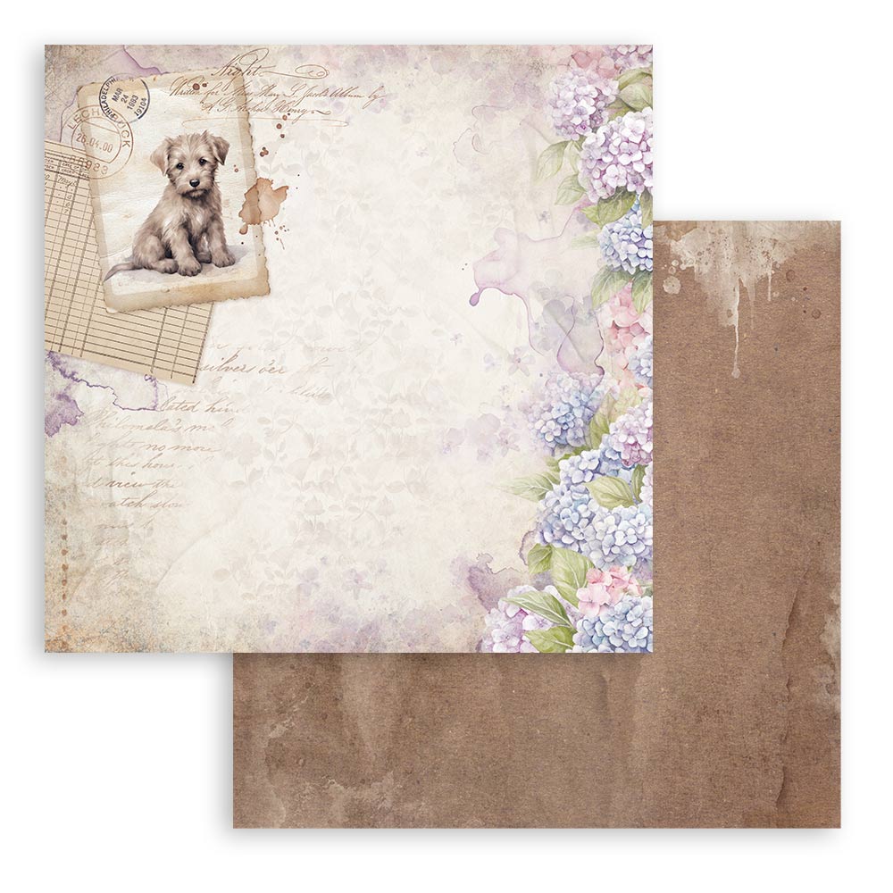 Stamperia – Blocco scrapbooking 30,5 × 30,5 cm – 10 fogli fronte-retro - Quiet Days - immagine 3