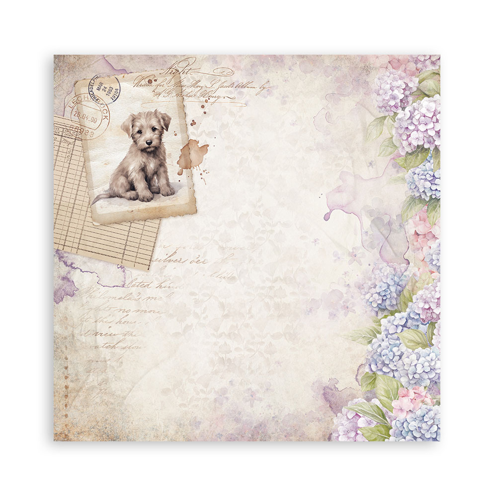 Stamperia – Blocco scrapbooking 30,5 × 30,5 cm – 10 fogli fronte-retro - Quiet Days - immagine 4