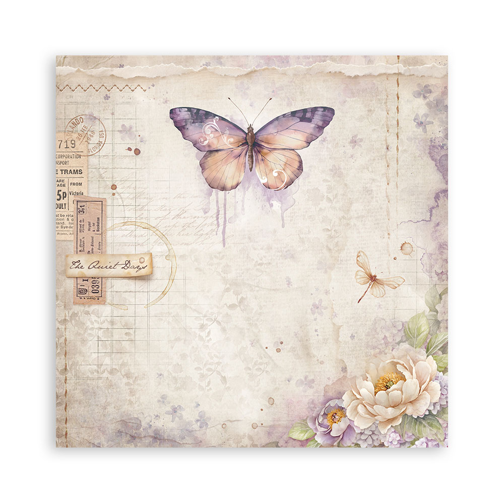 Stamperia – Blocco scrapbooking 30,5 × 30,5 cm – 10 fogli fronte-retro - Quiet Days - immagine 7