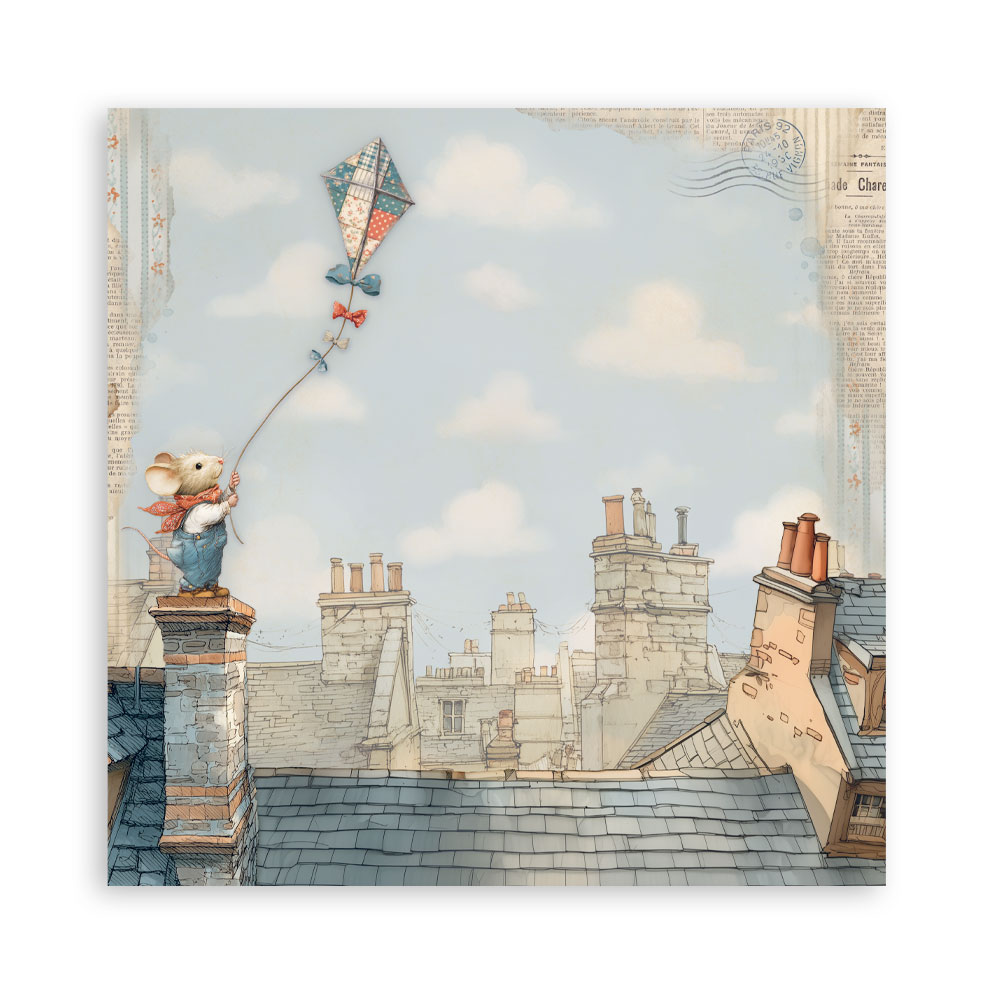 Stamperia – Blocco scrapbooking 30,5 × 30,5 cm – 10 fogli fronte-retro - Family - immagine 5