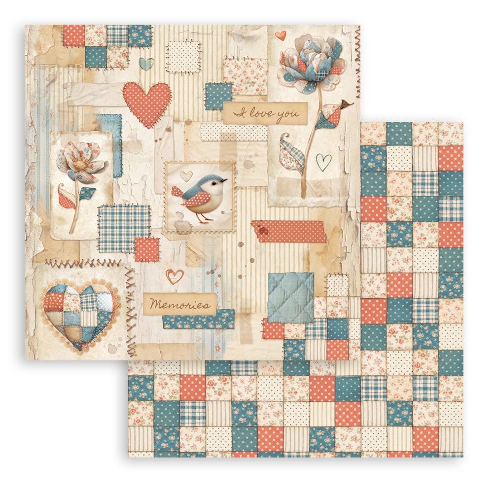 Stamperia – Blocco scrapbooking 30,5 × 30,5 cm – 10 fogli fronte-retro - Family - immagine 7
