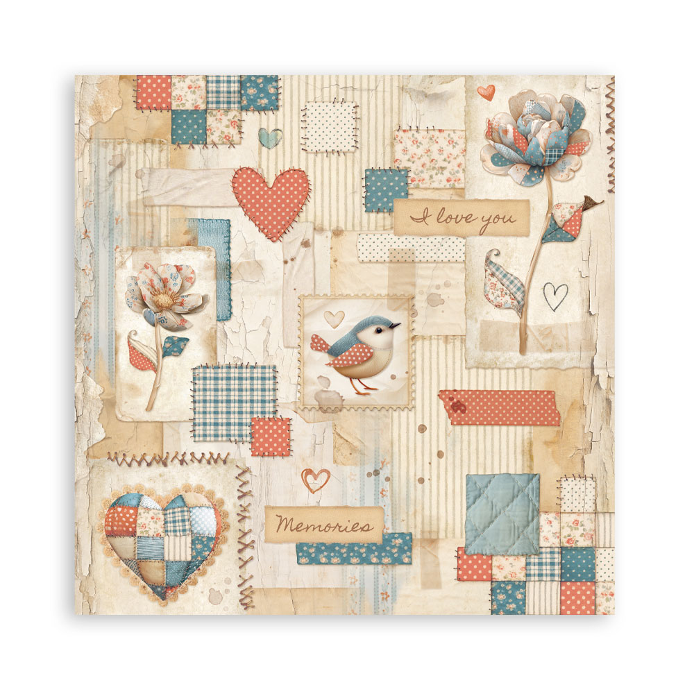 Stamperia – Blocco scrapbooking 30,5 × 30,5 cm – 10 fogli fronte-retro - Family - immagine 8