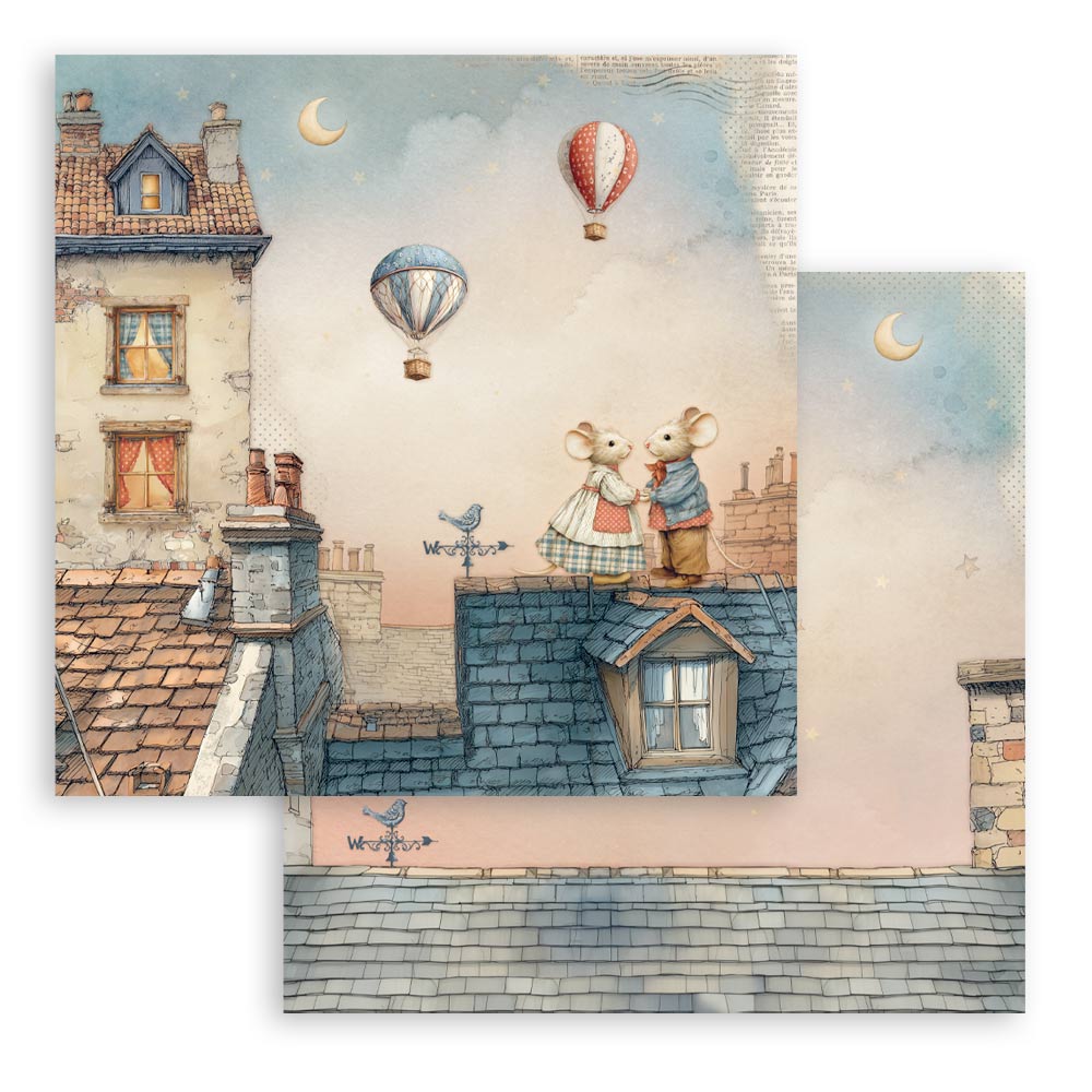 Stamperia – Blocco scrapbooking 30,5 × 30,5 cm – 10 fogli fronte-retro - Family - immagine 19