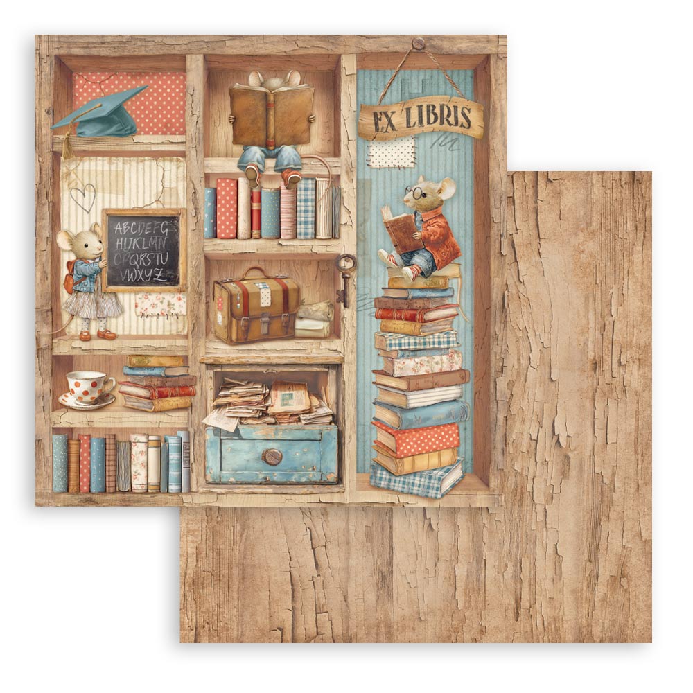 Stamperia – Blocco scrapbooking 30,5 × 30,5 cm – 10 fogli fronte-retro - Family - immagine 22