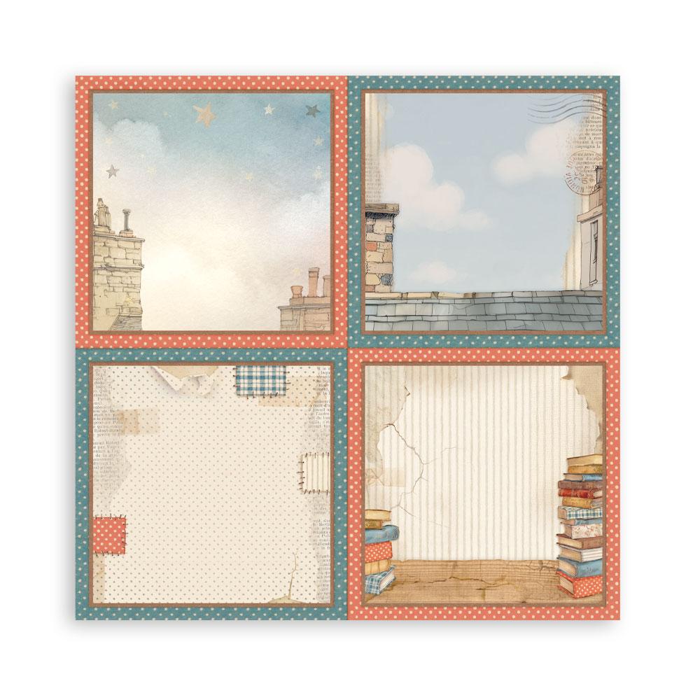 Stamperia – Blocco scrapbooking 30,5 × 30,5 cm – 10 fogli fronte-retro - Family - immagine 27