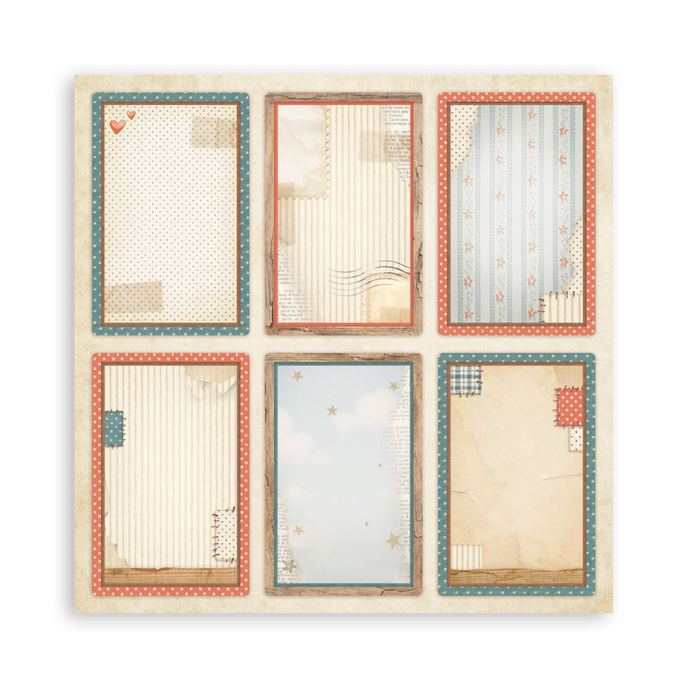 Stamperia – Blocco scrapbooking 30,5 × 30,5 cm – 10 fogli fronte-retro - Family - immagine 30
