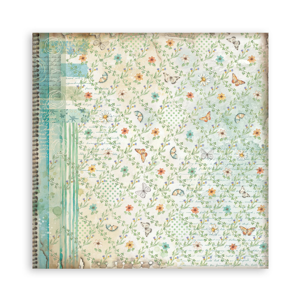 Stamperia – Blocco scrapbooking 30,5 × 30,5 cm – 10 fogli fronte-retro - Daisy Art - immagine 5