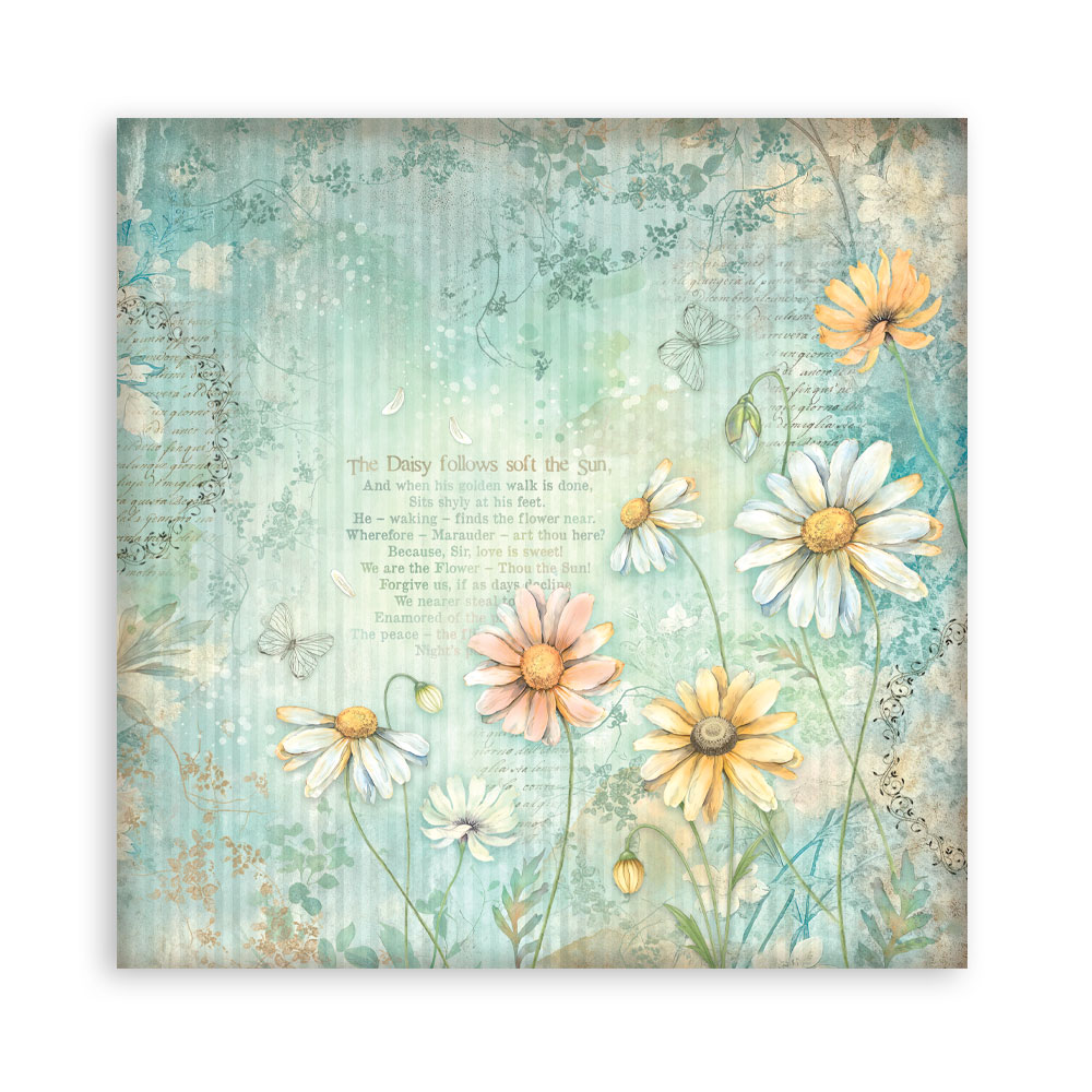 Stamperia – Blocco scrapbooking 30,5 × 30,5 cm – 10 fogli fronte-retro - Daisy Art - immagine 20