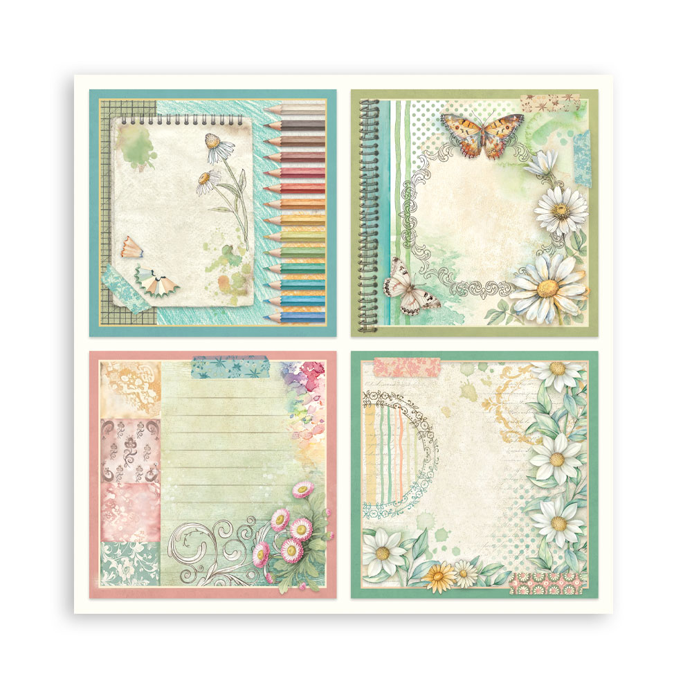 Stamperia – Blocco scrapbooking 30,5 × 30,5 cm – 10 fogli fronte-retro - Daisy Art - immagine 26